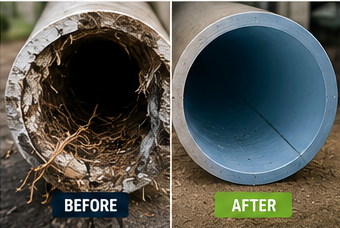 Clogged sewer line cleaning and hydro jetting in Omaha