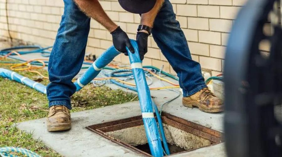 Belly in sewer line and spot repair in Omaha